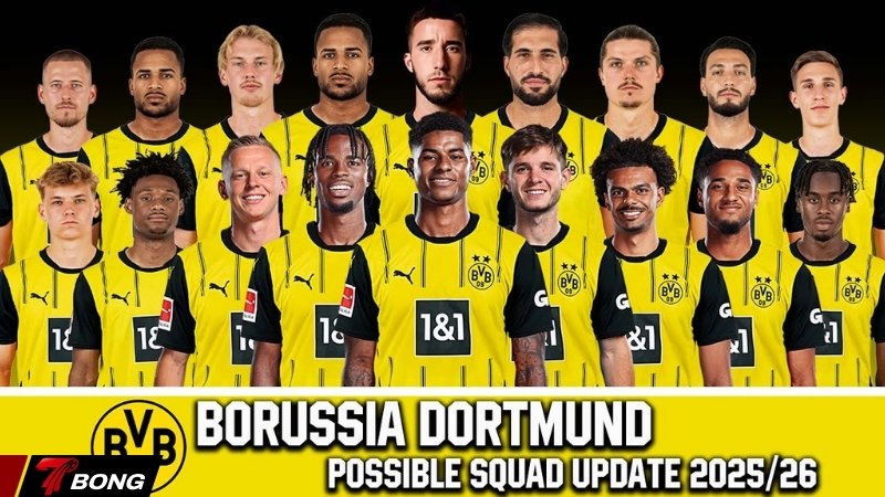 Đội hình hiện tại của Dortmund
